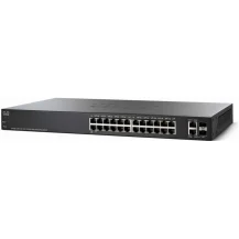 Switch di rete Cisco Small Business SF220-24P Gestito L2 Fast Ethernet (10/100) Supporto Power over (PoE) Nero