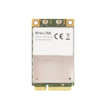 Mikrotik R11E-LTE6 scheda di rete e adattatore Interno WWAN 300 Mbit/s (Mikrotik miniPCIe LTE Card - R11e-LTE6) [R11e-LTE6]