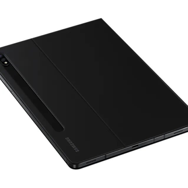 Custodia per tablet Samsung Book Cover a libro Galaxy Tab S7| S8, Nero [EF-BT630PBEGEU]
