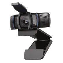 Logitech C920S HD Pro Webcam, Videochiamata Full 1080p/30fps, Audio Stereo ‎Chiaro, ‎Correzione Luce HD, Privacy Shutter, Per Skype, Zoom, FaceTime, Hangouts, ‎‎PC/Mac/Laptop/Tablet/XBox‎, Nero [960-001252]