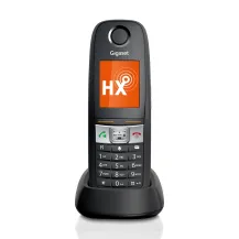 Cornetta del telefono Gigaset E630HX Ricevitore telefonico DECT Identificatore di chiamata Nero [S30852-H2762-B101]