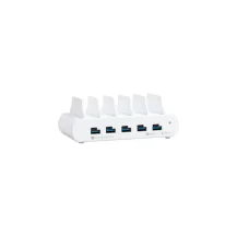 Compulocks 5 Port USB and USB-C Multiple Tablet (5 PORT AND MULTIPLE - TABLET CHARGING STATION WHITE) [5PUSBCDKS-EU]