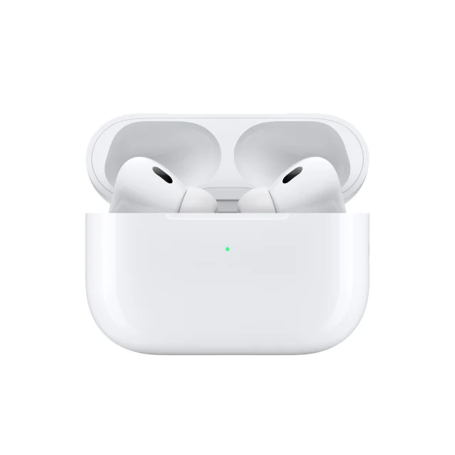 Cuffia con microfono Apple AirPods Pro [seconda generazione] [2nd generation] Cuffie Wireless In-ear Musica e Chiamate Bluetooth Bianco (AIRPODS PRO 2ND GEN - MAGSAFE CASE) [MQD83ZM/A]