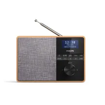 Philips TAR5505/10 radio Portable Digital Black, Grey, Wood