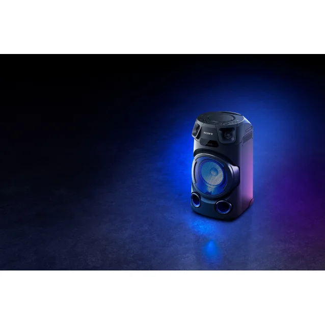 Altoparlante portatile Sony MHC-V13 - Bluetooth All in One con JET BASS BOOSTER, Effetti Luminosi, Lettore CD, USB, Nero [MHCV13.CEL]