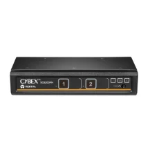 Vertiv SC920DPH-400 switch per keyboard-video-mouse [kvm] Nero (CYBEX SC UNIVERSAL DP/H SECURE - KVM SWITCH 2-PORT DUAL DISPLAY P) [SC920DPH-400]