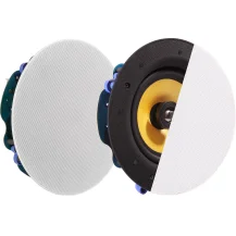 Vision CS-1900 altoparlante 1-via Nero, Bianco, Giallo Cablato 60 W (VISION Professional Pair 6.5 Ceiling Speakers - LIFETIME WARRANTY Watt power handling 2-way magnetic grille Kevlar woofer and 0.75 Titanium tweeter, cutout diameter: 210 mm [8 [CS-1900]