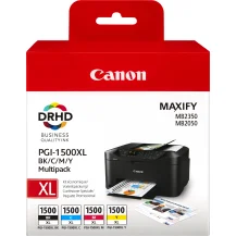 Cartuccia inchiostro Canon Cartucce d'inchiostro a resa elevata Multipack BK/C/M/Y PGI-1500XL [9182B004]