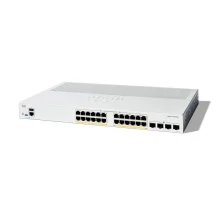 Switch di rete Cisco Catalyst 1300 Gestito L2/L3 Gigabit Ethernet (10/100/1000) Supporto Power over (PoE) Grigio [C1300-24P-4X]