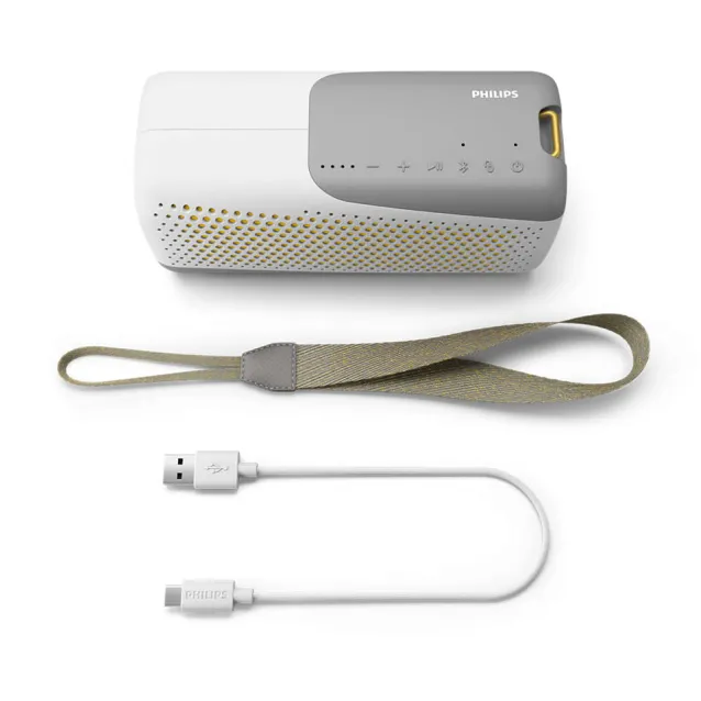 Philips TAS4807W Wireless speaker sport, Altoparlante portatile, Bluetooth Multipoint, IP67, Fino a 12 ore, (Bianco)