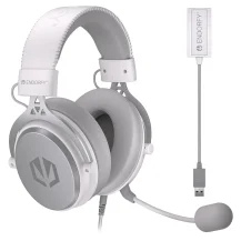 Cuffia con microfono ENDORFY VIRO Plus USB Onyx White Auricolare Cablato A Padiglione Musica/Giornaliera Bianco [EY1A005]