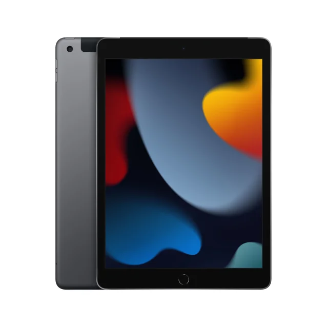Tablet Apple iPad 4G LTE 64 GB 25,9 cm [10.2] Wi-Fi 5 [802.11ac] iPadOS 15 Grigio (10.2-INCH IPAD WI-FI + CELLULAR - 9TH GEN 64GB SPACE GREY) [MK473B/A]