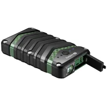 Batteria portatile Sandberg Survivor Powerbank 20100 (Survivor - 20100, Black,Green, Universal, IP67, Lithium-Ion [Li-Ion], mAh, USB Warranty: 60M) [420-36]