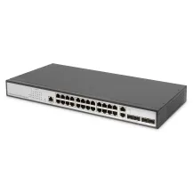 Digitus 24-Port Gigabit Switch, 19 Inch, Managed, 2 Uplinks