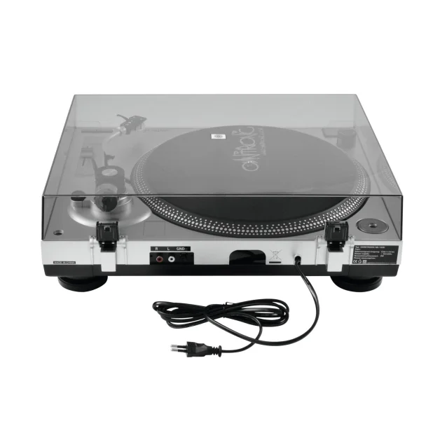 Giradischi per DJ Omnitronic BD-1350 Piatto con trasmissione a cinghia Argento [10603050]