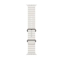 Apple MQE93ZM/A accessorio indossabile intelligente Band Bianco Fluoroelastomero (49MM WHITE OCEAN BAND - .) [MQE93ZM/A]