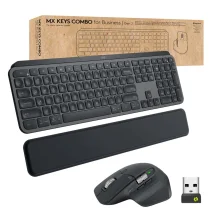 Logitech MX Keys combo for Business Gen 2 tastiera Mouse incluso Ufficio RF senza fili + Bluetooth QWERTY US International Grafite [920-010933]