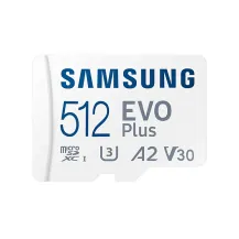 Memoria flash Samsung EVO Plus 512 GB MicroSDXC UHS-I Classe 10 [MB-MC512KA/EU]