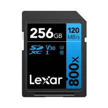 Memoria flash Lexar High-Performance 800x 256 GB SDXC UHS-I Classe 10 (256GB Professional SDHC Card) [LSD0800256G-BNNNG]