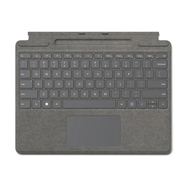 Microsoft Surface Pro Signature Keyboard Platino Cover port QWERTY Italiano [8XB-00070]