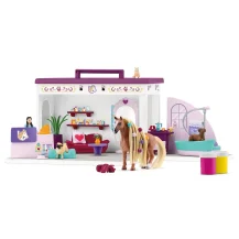 schleich HORSE CLUB Sofiaâ€™s Beauties 42614 set da gioco (SCHLEICH Horse Club Sofia's Pet Salon Toy Playset, 3 to 8 Years, Multi-colour [42614]) [42614]