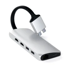 Satechi ST-TCDMMAS interface hub USB 3.2 Gen 1 (3.1 Gen 1) Type-C 625 Mbit/s Silver