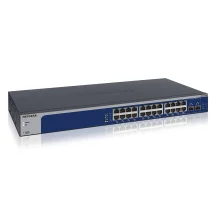 NETGEAR XS724EM Managed L2 10G Ethernet (100/1000/10000) 1U Blue, Grey