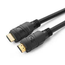 Microconnect MC-HDM191915V2.0AMP cavo HDMI 15 m tipo A [Standard] Nero (HDMI Cable 4K, 15m amplifier - 2.0 4K@60Hz 4:4:4 Active 18 Gbps. 4K@60Hz, HDCP, CEC Warranty: 300M) [MC-HDM191915V2.0AMP]