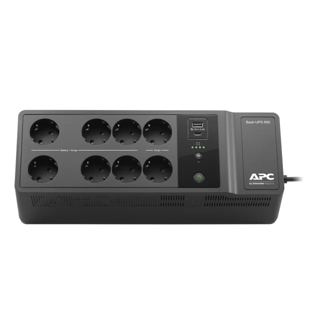 APC BE850G2-GR gruppo di continuità (UPS) Standby (Offline) 0,85 kVA 520 W 8 presa(e) AC [BE850G2-GR]