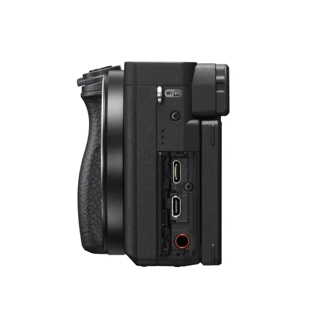 Fotocamera digitale Sony α Alpha 6400 con obiettivo 18-135mm, mirrorless APS-C Real-Time Eye AF