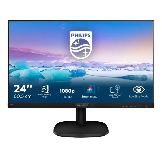 Philips V Line Monitor LCD Full HD 243V7QDSB/00 [243V7QDSB/00]