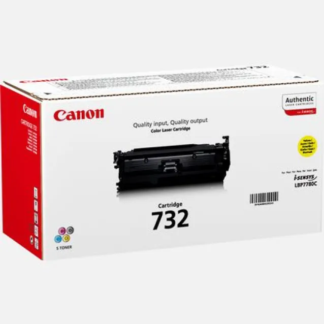 Canon CRG 732 Y cartuccia toner 1 pz Originale Giallo (CANON CRG732Y YELLOW TONER LBP7780Cx) [6260B011AA]