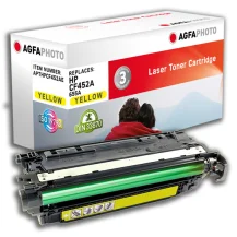 AgfaPhoto APTHPCF452AE cartuccia toner 1 pz Compatibile Giallo (TONER YELLOW, RPL. CF452A 655A - APTHPCF452AE, 10500 pages, Yellow, pc[s] Warranty: 12M) [APTHPCF452AE]