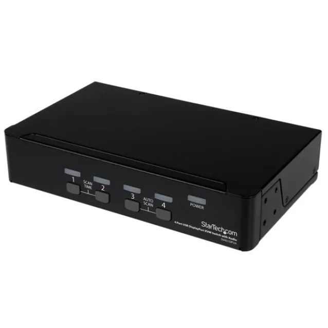 StarTech.com Switch KVM DisplayPort USB a 4 porte con audio [SV431DPUA]