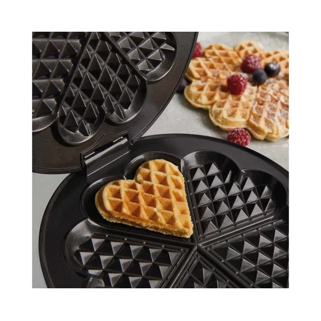 Piastra per waffle Cloer 189 1 930 W Nero, Acciaio inossidabile [189]
