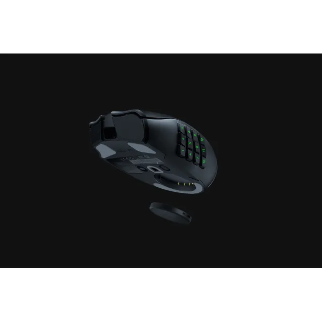 Razer Naga V2 Pro mouse Mano destra RF Wireless + Bluetooth USB Type-C Ottico 30000 DPI [RZ01-04400100-R3G1]
