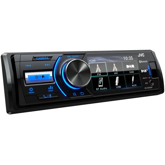 Autoradio JVC KD-X561DBT Ricevitore multimediale per auto Nero, Blu 180 W Bluetooth [KDX561DBT]
