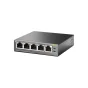 Switch di rete TP-Link TL-SG1005P Non gestito Gigabit Ethernet (10/100/1000) Supporto Power over (PoE) Nero [2X TL-SG1005P]