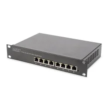 Switch di rete Digitus Gigabit 8 porte 10'' (8-PORT GIGABIT ETHERNET SWITCH - 10IN 8X10/100/1000MBPS RJ45) [DN-80114]