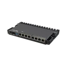 Mikrotik RB5009UG+S+IN router cablato 2.5 Gigabit Ethernet Nero (MikroTik 5009UG+ Compact Rackmount 9 Port Router - [RouterOS L5]) [RB5009UG+S+IN]