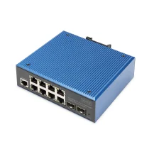 Switch di rete Digitus industriale Gigabit Ethernet a 8+2 porte gestito L2 [DN-651156]