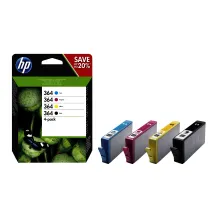 Cartuccia inchiostro HP Confezione da 4 cartucce originali di nero/ciano/magenta/giallo 364 [N9J73AE]