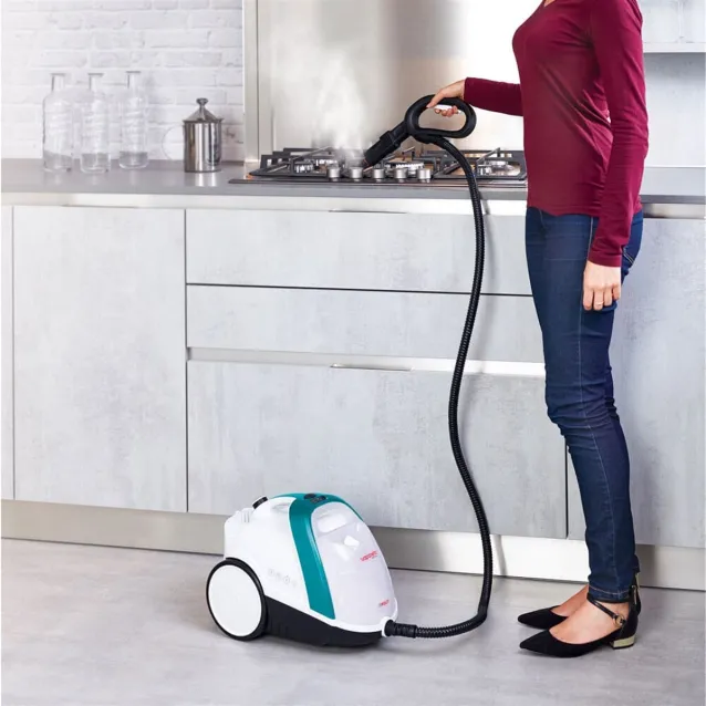 POLTI Smart Mop Steam Cleaner for Home Use with 12 Attachments
