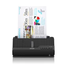Epson ES-C320W Scanner con ADF + alimentatore di fogli 600 x DPI A4 Nero (ES-C320W Compact Desktop Scanner) [B11B270401BY]