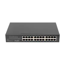 Lanberg RSGE-24 switch di rete Non gestito Gigabit Ethernet (10/100/1000) 1U Nero [RSGE-24]