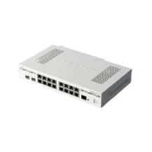Mikrotik CCR2004-16G-2S+PC router cablato Fast Ethernet Bianco (MikroTik CCR2004 Cloud Core Router 16 Port Passive Cooled - [UK PSU]) [CCR2004-16G-2S+PC]