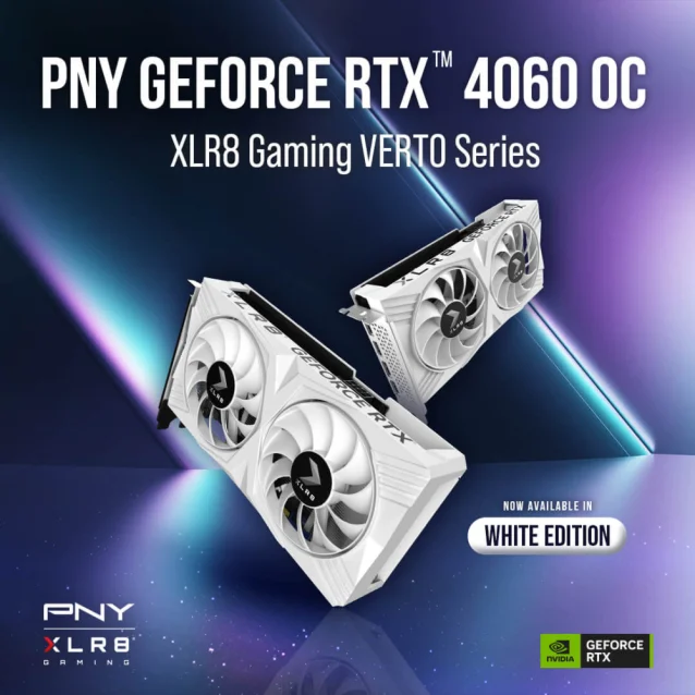 Scheda video PNY GeForce RTX 4060 NVIDIA 8 GB GDDR6 [VCG40608DFWXPB1-O]