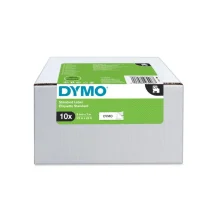Etichette per stampante Dymo 40913 D1 9mm x 7m Black on White Tape 10 Pack [40913PACK10]