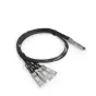 Cavo a fibre ottiche 470-AAXH ATGBICS Dell Compatible Direct Attach Copper Breakout Cable 40G QSFP+ to 4x10G SFP+ [5m, Passive] [470-AAXH-C]