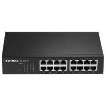 Edimax GS-1016 V2 switch di rete Gestito Gigabit Ethernet (10/100/1000) Nero [GS-1016 V2]